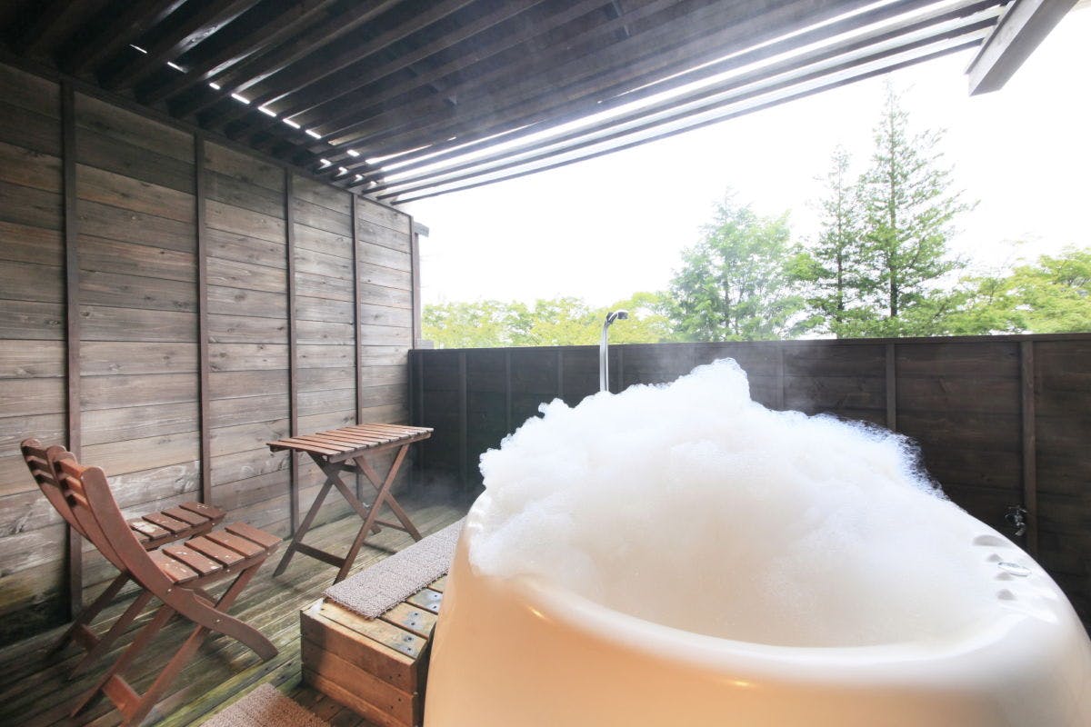 【貸切ジャグジー】泡たっぷりのジャグジー