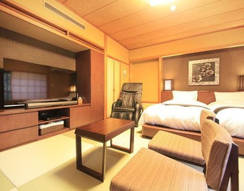 愛犬と一緒に寛げる和洋室ハリウッドツイン