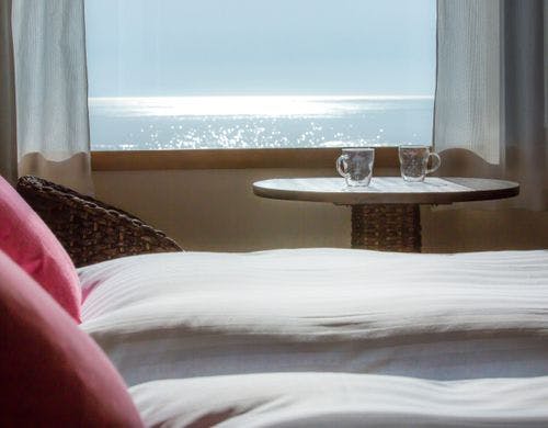 【客室からの眺望】オーシャンビュー客室