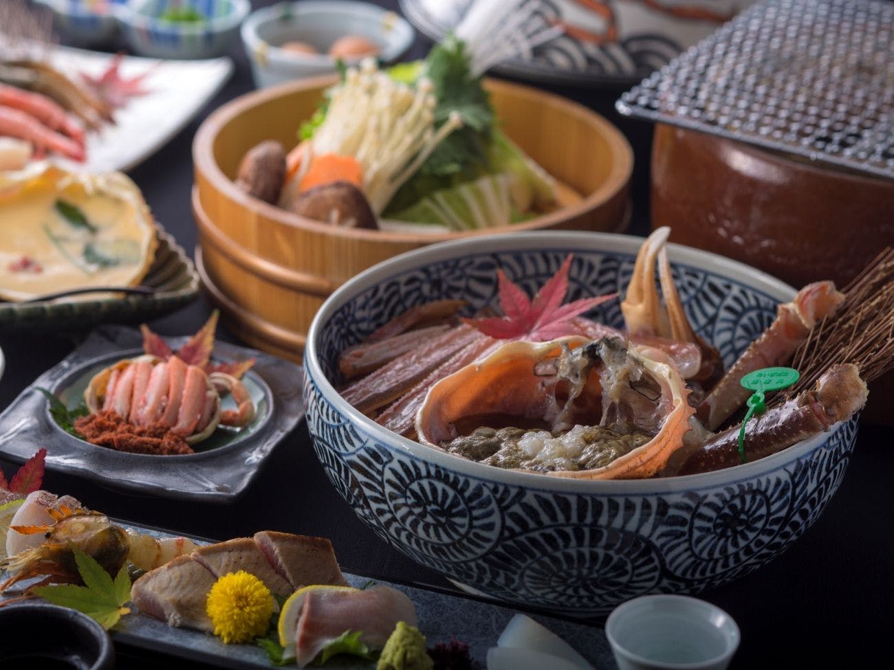 １日８組限定　～間人蟹と地魚料理～　大人の絶景隠れ宿　寿海亭