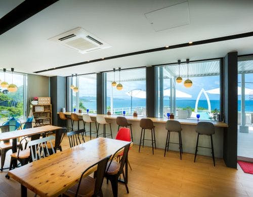 【間人テラス】絶景を望むカフェで海を一望
