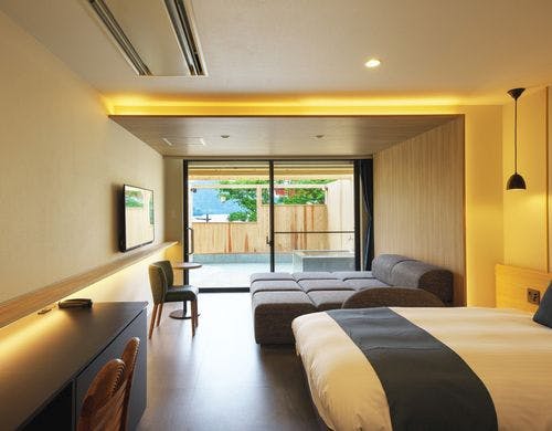 半露天風呂付プレミアムツイン「ささなみ」