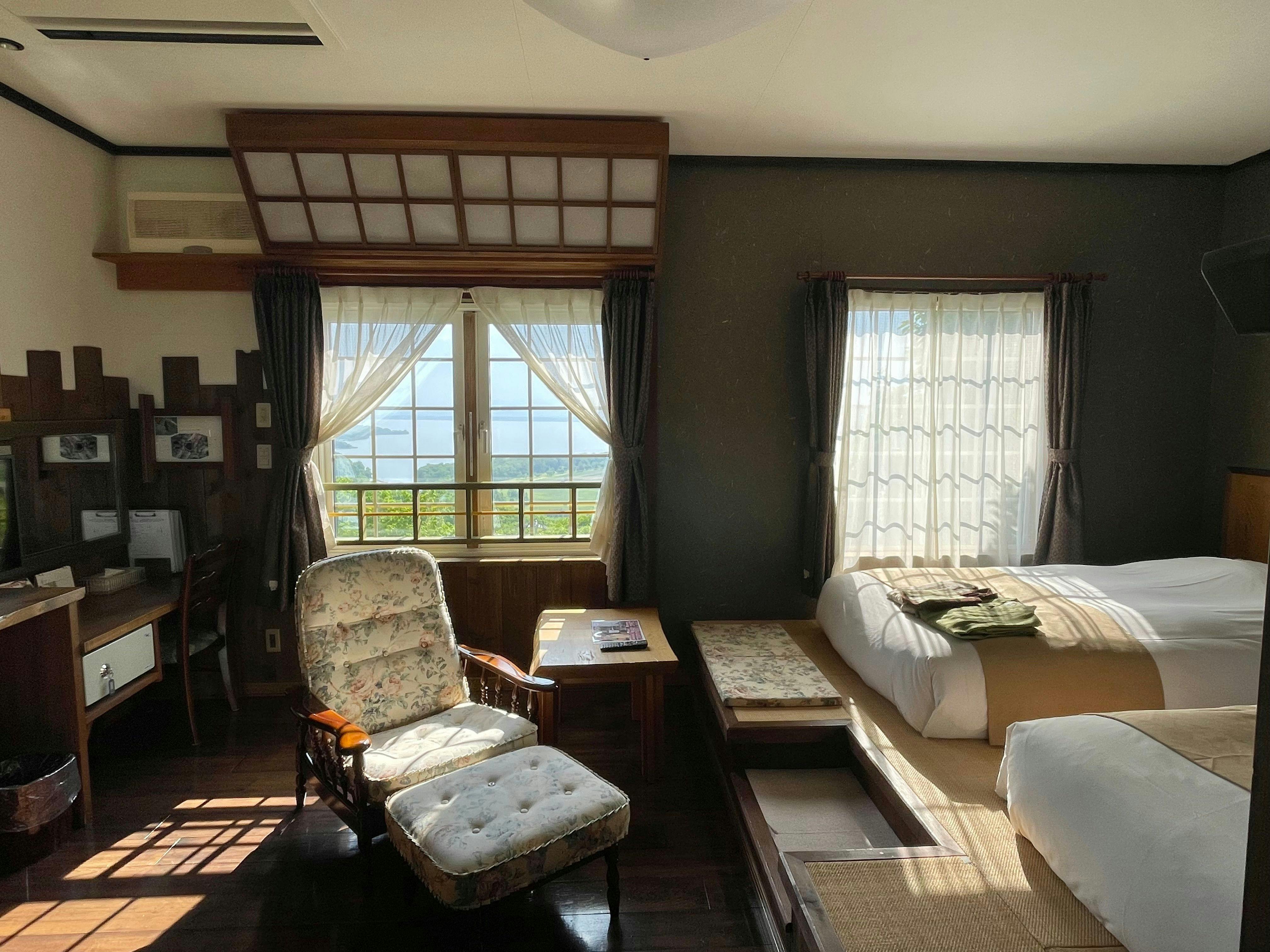 ห้องพักที่มองเห็นทะเลสาบอาบาชิริ