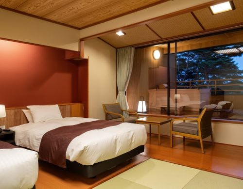 露天風呂付和室ツイン