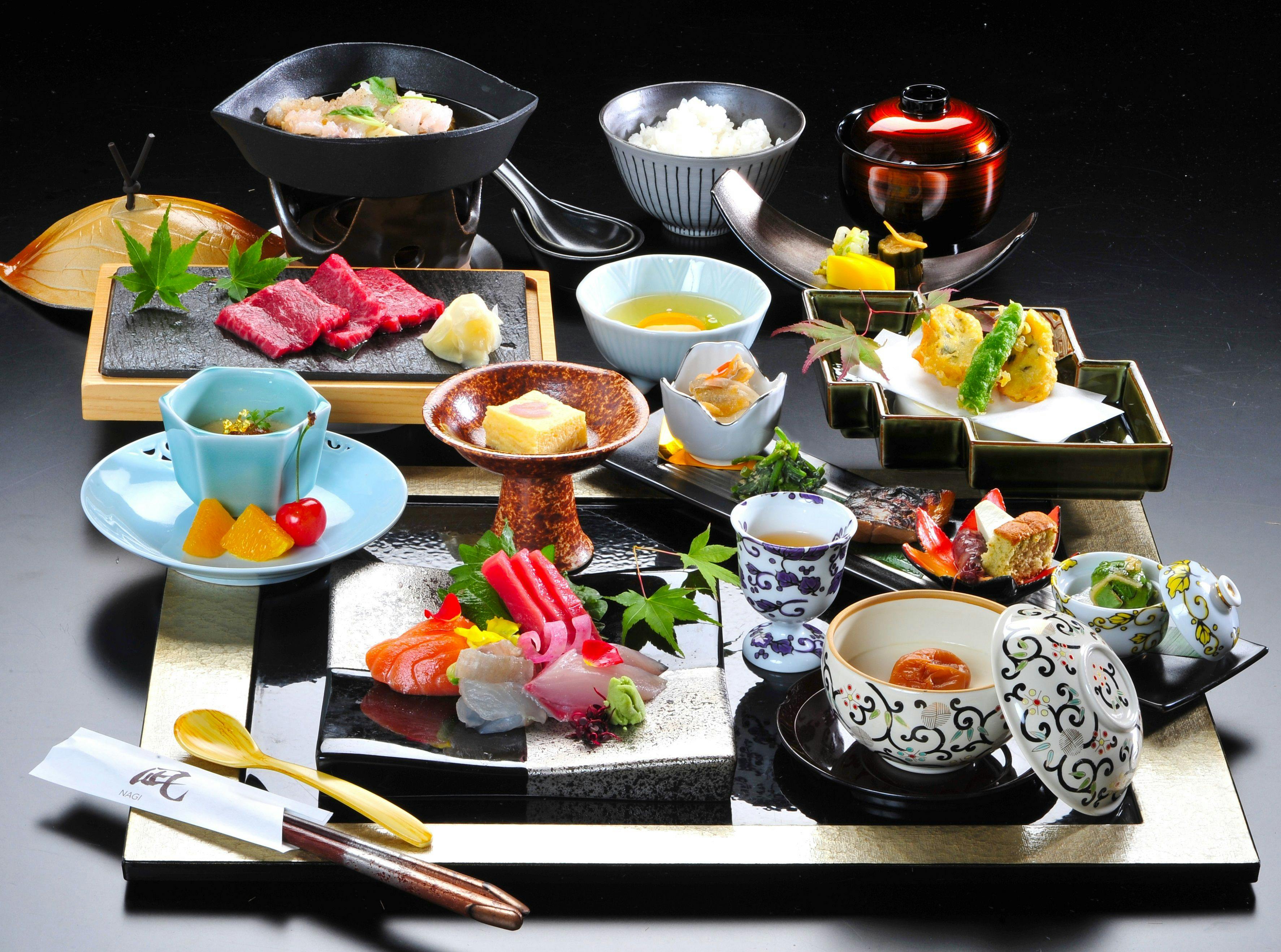 【基本プラン】南紀の旬の食材を使った和会席