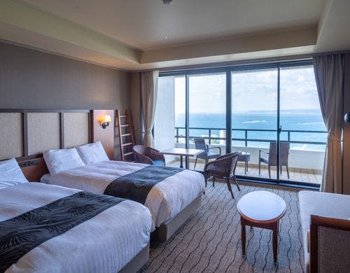 オーシャンビューベランダ付ツイン【禁煙】