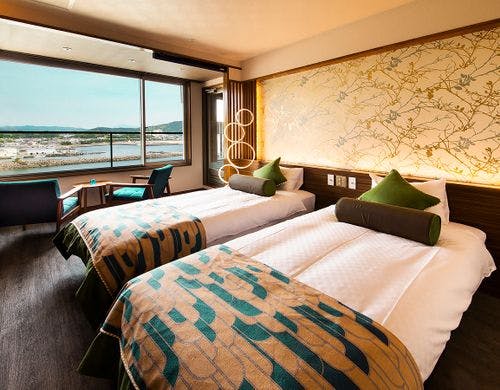 【露天風呂付き客室】シービュー洋室