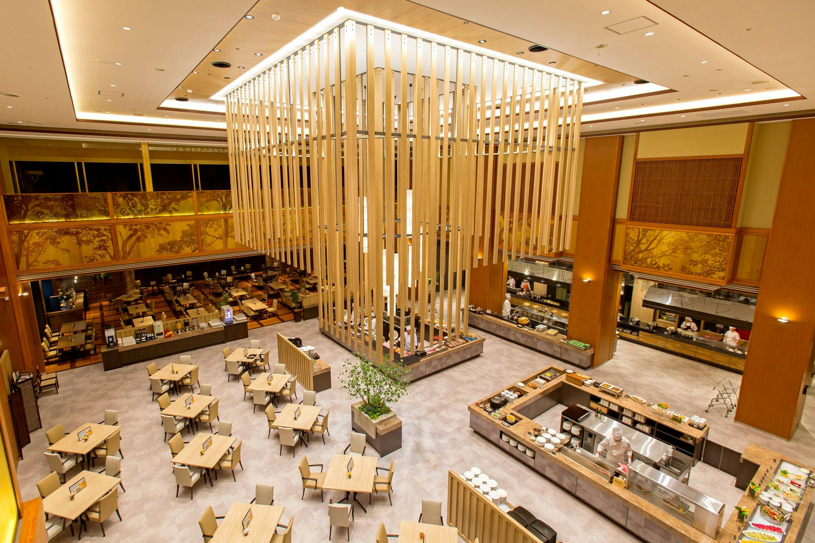 Khu vực nhà hàng buffet