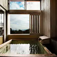 일본식 8다다미 방, 노천탕 포함, 흡연실, 카노.