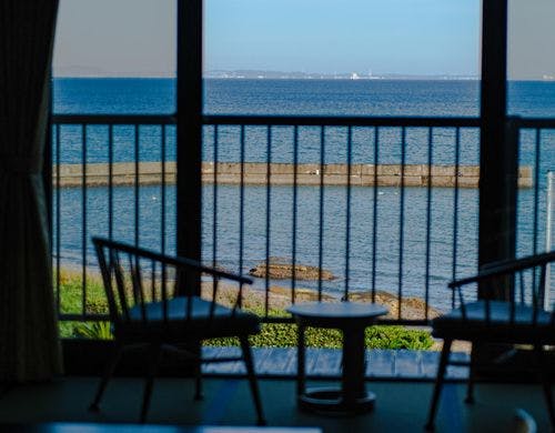 オーシャンビュー和室から眺め