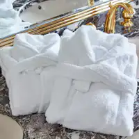 Elegant moments with a bathrobe