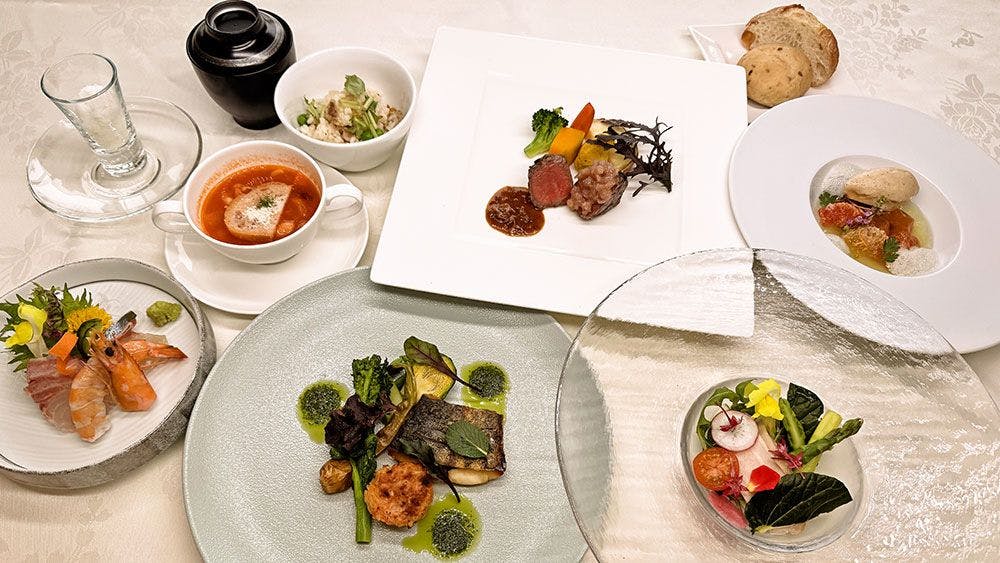 神戸六甲和牛メインの和洋創作フレンチ