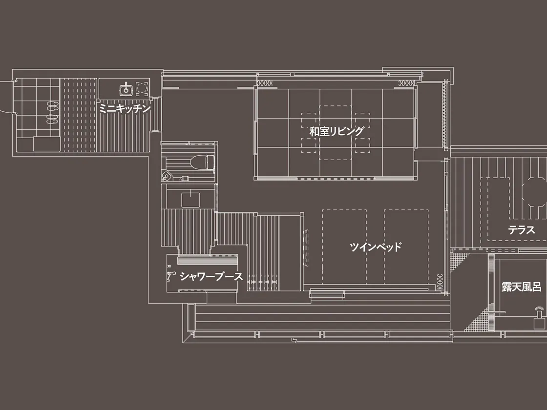 【ガーデンヴィラ】専有露天風呂付和洋室D