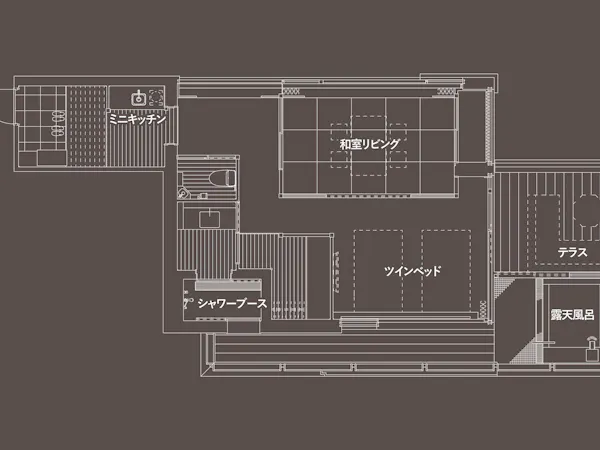 【ガーデンヴィラ】専有露天風呂付和洋室D