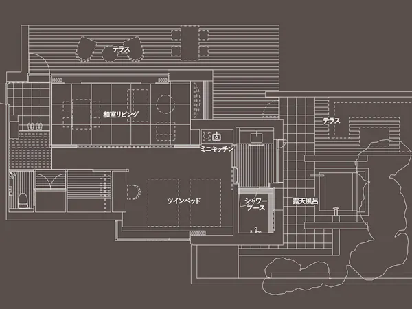 【ガーデンヴィラ】専有露天風呂付和洋室B