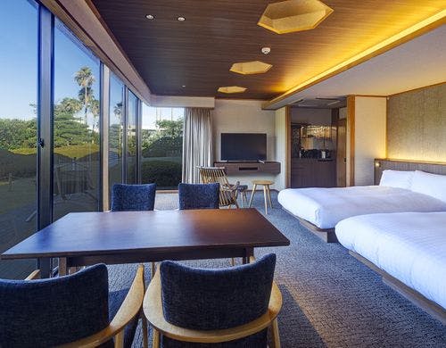 【ガーデンヴィラ】専有露天風呂付ツインA