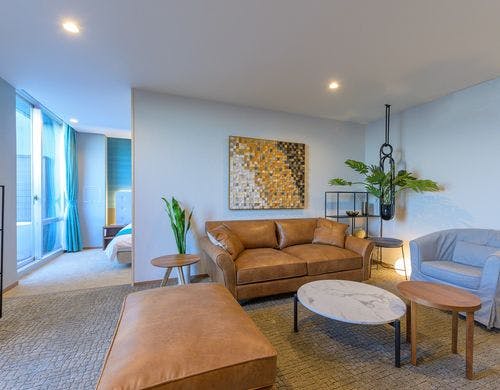 客室露天風呂一例