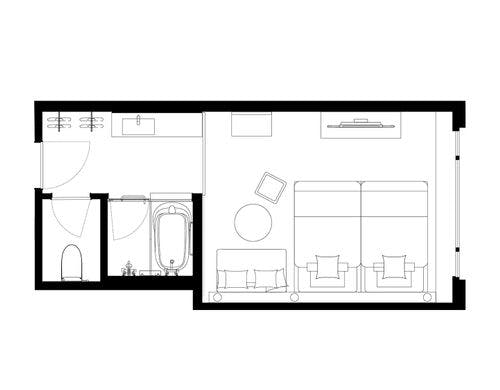 スーペリアツイン（30平米）定員3名
