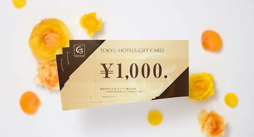 ~古都・京都で過ごす贅沢な休日~東急ホテルズギフトカード3000円分付