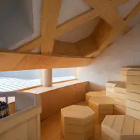 บ่อน้ำสีฟ้า - ซาวน่า (ภาพประกอบ)