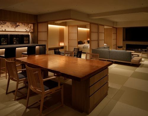 ロイヤルスイートの全景