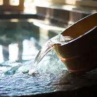 全客房配备温泉浴池,充满温泉乐趣的住宿。