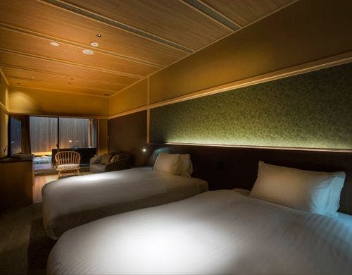 露天風呂付テラス＆坪庭付和風ツインC