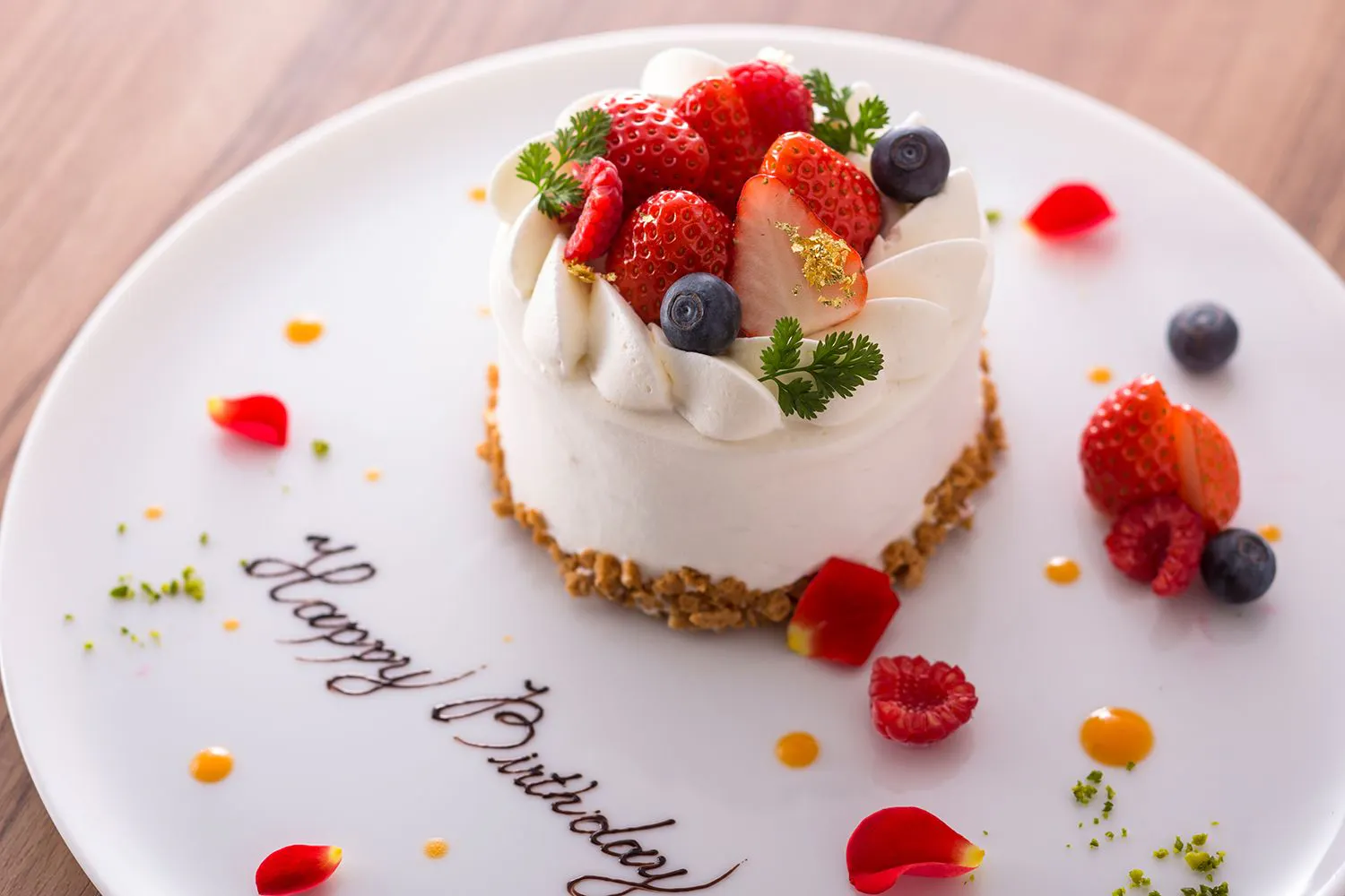 和三盆生奶油草莓蛋糕