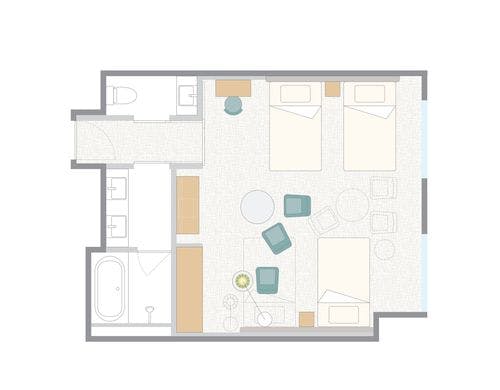 スタンダード・クラブフォース平面図（一例