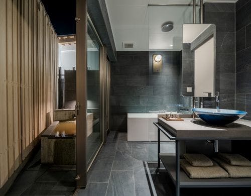 ヴィラ 露天風呂あり！温泉です♪