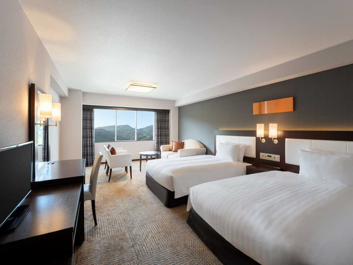 Standar Twin Pemandangan Gunung