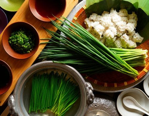 ■味一ネギと大分県産はもしゃぶ（秋）