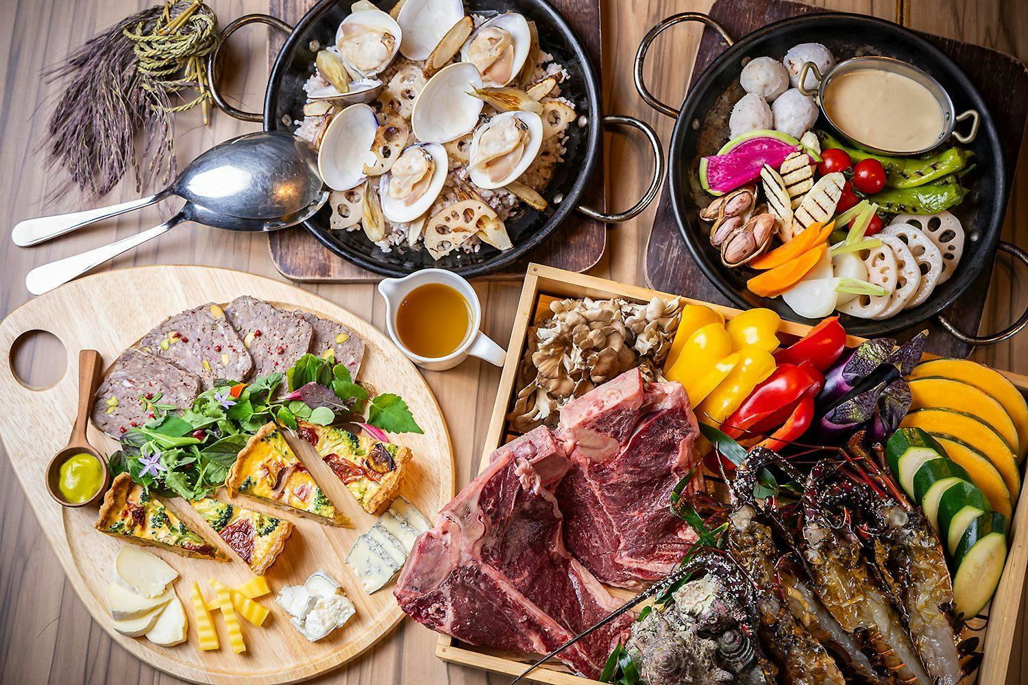 【1泊2食】＜Outdoor style＞プレミアムBBQ（ジビエと活きアワビ付）プラン