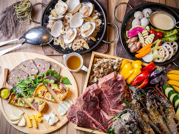 【1泊2食】<Outdoor style>プレミアムBBQ(ジビエと活きアワビ付)プラン