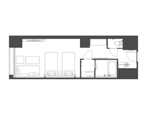 スーペリアツイン インディアンジャスミン (平面図)