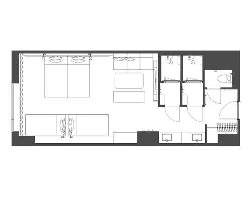 デラックスフォース メキシカンサンフラワー (平面図)