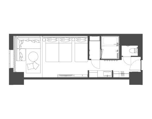 アラビアン スーペリア トリプル(平面図)