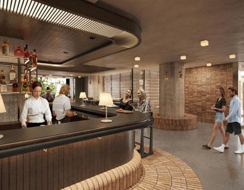 レセプションバーカウンター