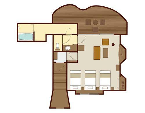 コテージトリプル　間取り図