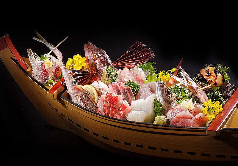 おさしみの宿 たろべ - 【自慢の舟盛り付き】 当館一番人気！お刺身