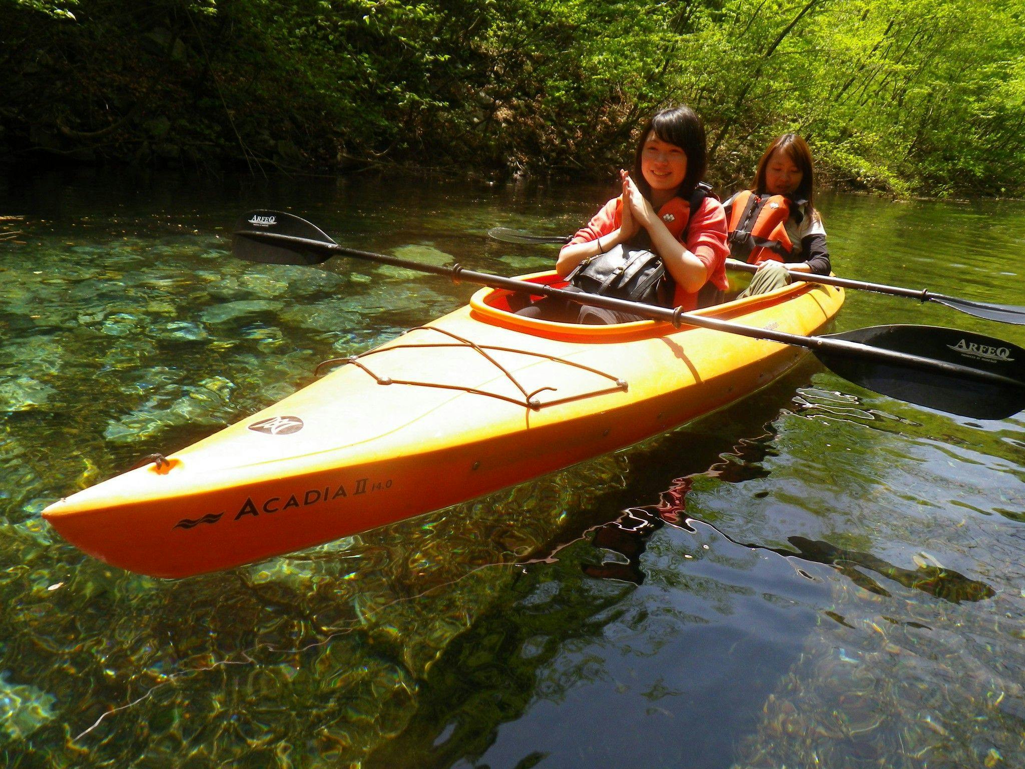 ประสบการณ์พายเรือแคนูที่ทะเลสาบโอกุชิมะ