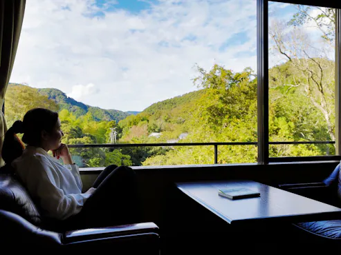 <一般和室>天城の山々の景色が目の前に