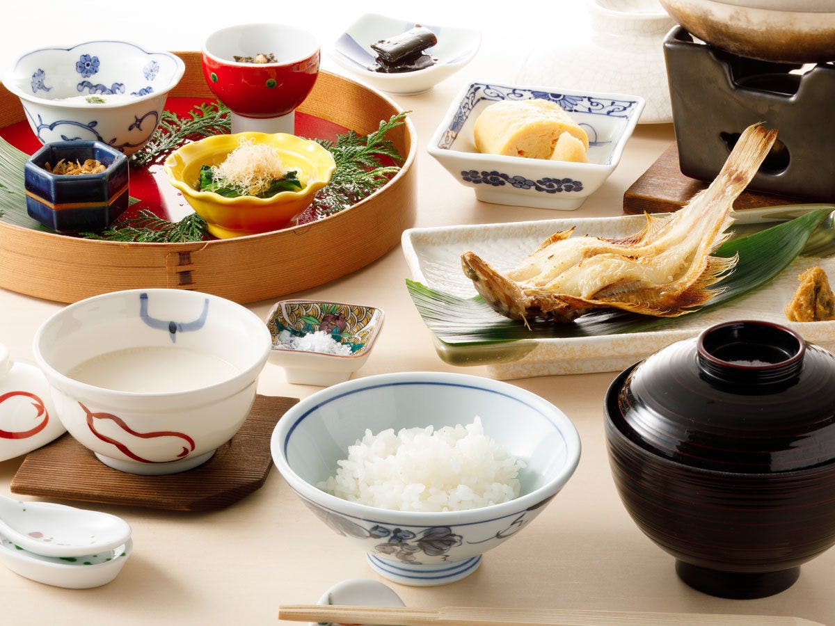 味と素材にこだわった朝食