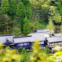 Sebuah akomodasi tunggal di Mata air panas Fukaya, Kanazawa.
