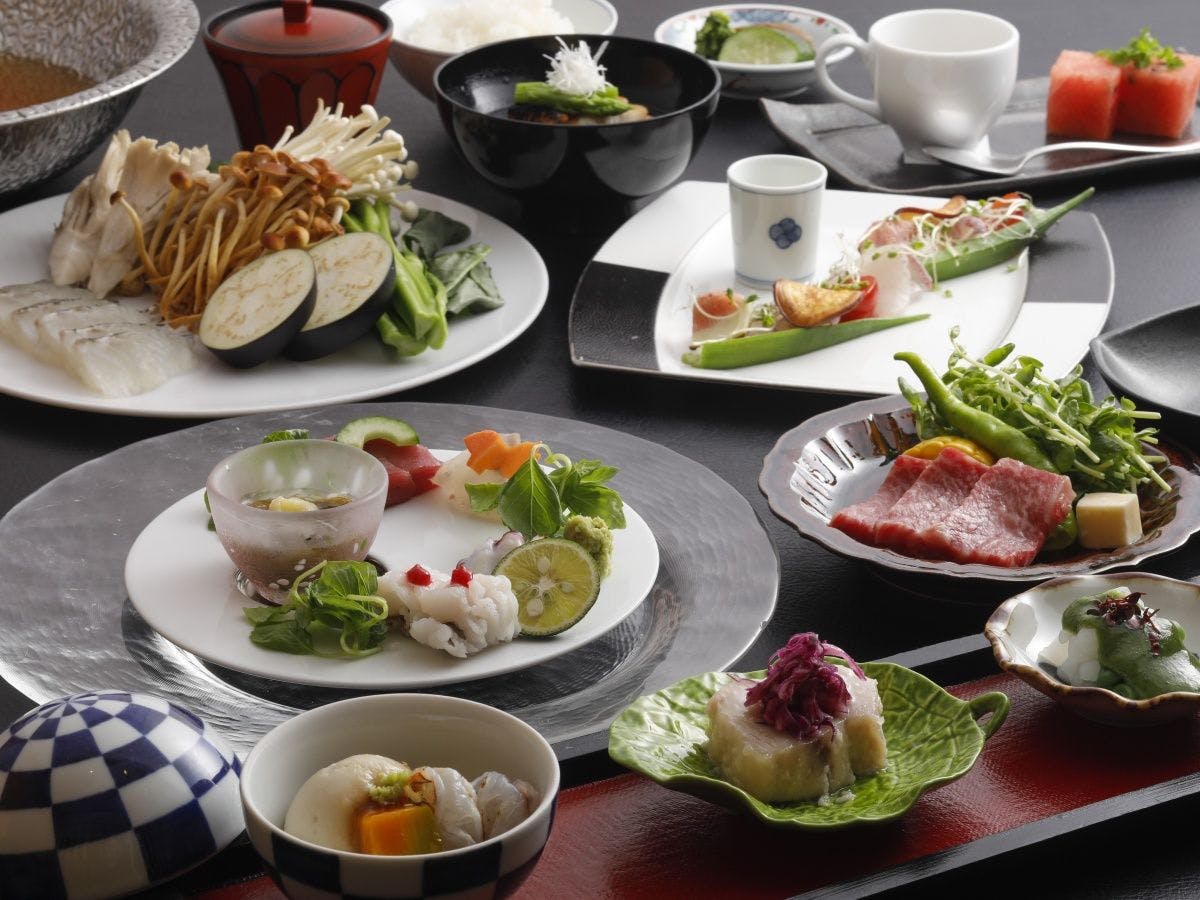 【ฤดูร้อน】สิงหาคม　อาหารไคเซกิ (ตัวอย่างเมนูอาหาร)