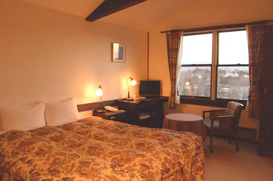 眺望の良いダブルルームです。