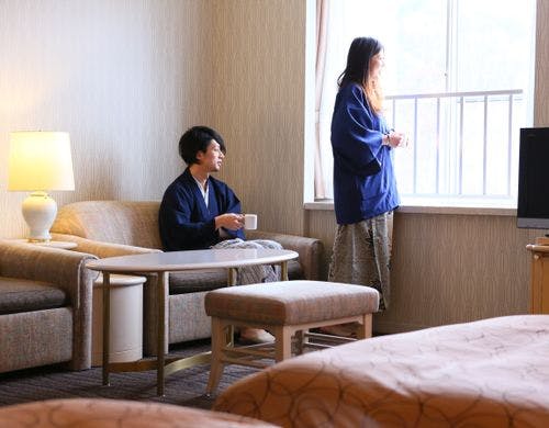 ゆったりとした洋室ツイン