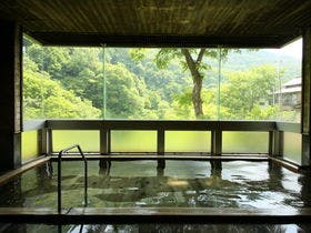 信州高山温泉郷　仙人露天岩風呂と渓谷美の宿　山田温泉　風景館
