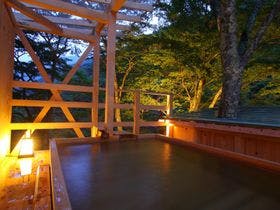 信州高山温泉郷　仙人露天岩風呂と渓谷美の宿　山田温泉　風景館