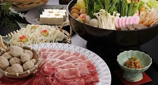 花かんざし名物ちゃんこ鍋!たっぷりのお肉とお野菜でワイワイプラン~